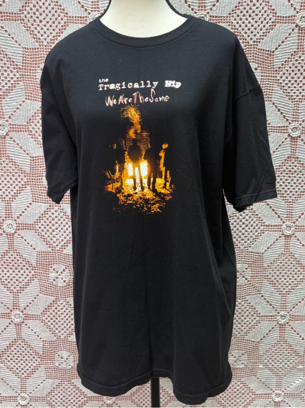 "The Tragically Hip 2009 We Are The Same Tour Tee Black Size L
